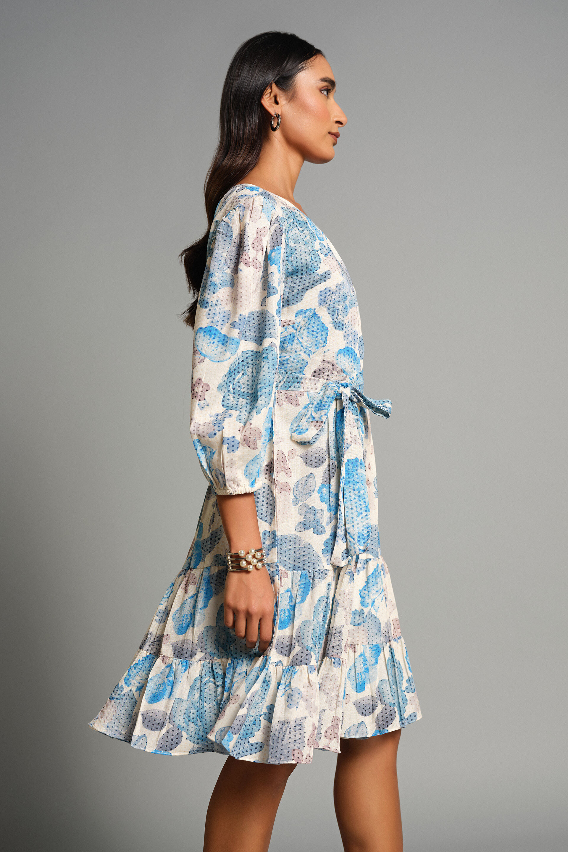 Fluence Dress, Blue, image 4